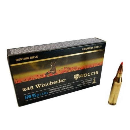 Cartus glont Fiocchi cal.243WIN EPN, 95Gr